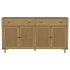 Coaster Fine Furniture 108935SWD Arini - 2-Drawer Cane Door Dining Sideboard Server - Sand Wash