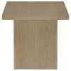 Coaster Fine Furniture 710917 Devar - Square Engineered Wood Side End Table - Latte