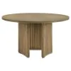 Coaster Fine Furniture 193610-S5 Adina - 5 Piece Round Dining Table Set - Barley / Distressed Light Brown