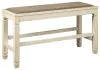 Ashley Furniture D647-09 Bolanburg - DBL Counter UPH Bench  - Beige