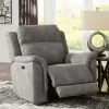 Ashley Furniture 5930113 Next-Gen Durapella - Power Recliner With Adjustablej Headrest - Slate