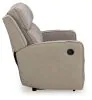 Ashley Furniture 6330789 Lavenhorne - Rec Sofa W/Drop Down Table - Pebble