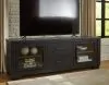 Ashley Furniture W841-168 Galliden - Extra Large TV Stand - Black