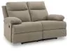 Ashley Furniture PC9140586 Side-Swipe - Reclining Loveseat - Mocha