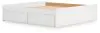 Ashley Furniture EB9630B23 Ashley Furniture EB9630B23 Onita - King Platform Bed With 1 Side Storage - White