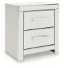 Ashley Furniture PCB3381-92 Ashley Furniture PCB3381-92 Zuraleus - Two Drawer Night Stand - White