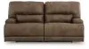 Ashley Furniture PC9180247 Beckley Place - 2 Seat Power Reclining Sofa With Adjustable Headrest - Earth