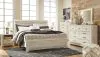 Ashley Furniture B331B8 Bellaby - King Panel Bed - Whitewash