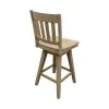 Intercon BS-BS-280W-NAT-K24 Intercon BS-BS-280W-NAT-K24 Wooden Barstool With Slat Back - Natural