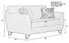 Jackson Furniture Industries 421502-2072/18-2073/28 Alyssa - Loveseat - Pebble