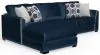 Jackson Furniture Industries 2223/73/75-68 Jackson Furniture Industries 2223/73/75-68 Jetson - 2 Piece Sofa / LSF Chaise With Comfort Coil Seat Cushions And 4 Included Accent Pillows - Nile