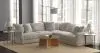 Jackson Furniture Industries 2306/63/59/73-01 Bucktown - 3 Piece Sectional With Extra Thick Cuddler Seat Cushions - Parchment