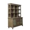 Liberty Furniture 412-HOJ-CHS Simply Elegant - Credenza & Hutch - Heathered Taupe
