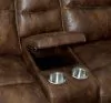 Furniture of America CM6229BR-SECT Chantelle - Power Sectional - Brown