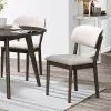 New Classic D1078-20 Rex - Open Back Dining Chair (Set of 2) - Brown And Beige