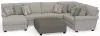 Jackson Furniture Industries 3345/75/30/72/28-26 Jackson Furniture Industries 3345/75/30/72/28-26 Livingston - 3 Piece Sectional With Comfort Coil Seating, 9 Included Accent Pillows And 1 Included 45