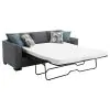 CoasterEveryday 504779 Storey - Upholstered Sleeper Sectional Chaise Sofa - Gray