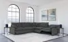 Coaster Fine Furniture 609530P Collins - 5 Piece Modular Power Reclining Sectional - Dark Gray