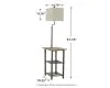 Ashley Furniture L734031 Shianne - Metal Tray Lamp  - Black