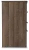 Ashley Furniture B251-92 Juararo - Two Drawer Night Stand - Dark Brown