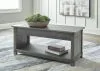 Ashley Furniture T175/9/2(2) Freedan - 3 Pc. - Coffee Table, 2 End Tables - Grayish Brown