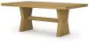 Ashley Furniture D841/45/01(2)/02A/60 Galliden - 8 Pc. - Rectangular Dining Table, 4 Side Chairs, 2 Arm Chairs, Server - Light Brown / Black