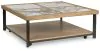 Ashley Furniture T632-8 Montia - Square Cocktail Table - Multi
