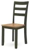 Ashley Furniture D401-01 Ashley Furniture D401-01 Gesthaven - Dining Room Side Chair (Set of 2) - Natural / Green