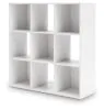 Ashley Furniture EA9630-3X3 Ashley Furniture EA9630-3X3 Onita - Nine Cube Organizer - White