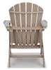 Ashley Furniture P014/898/813 Sundown Treasure - 2 Pc. - Adirondack Chair And Ottoman - Driftwood