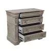 Pulaski Furniture P167123 Kingsbury - 4 Drawer Bachelor's Chest - French Gray