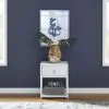 Liberty Furniture 2030WH-AT2126 Liberty Furniture 2030WH-AT2126 East End - 1 Drawer 1 Shelf Accent Table - Wirebrushed White