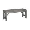 Liberty Furniture 131-C9001B Newport - Dining Bench - Smokey Gray / Carbon Gray