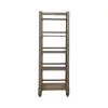 Liberty Furniture 615-HO201 Americana Farmhouse - Wood Leaning Pier Bookcase - Dusty Taupe
