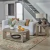 Liberty Furniture 674-OT-O3PCS Liberty Furniture 674-OT-O3PCS Affinity - 3 Piece Table Set (Oval Cocktail Table) - Dusty Taupe / Concrete Tops