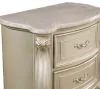 New Classic B992-040M Monique - Nightstand With Marble Top - Champagne