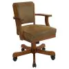 CoasterEssence 100952 Mitchell - Upholstered Swivel Dining And Game Chair - Amber