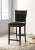 CoasterEveryday 100959 Jaden - Upholstered Counter Chair (Set of 2) - Black And Espresso