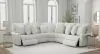 Jackson Furniture Industries 633/66/68/67-01 Majesty - 3 Piece Deep Seating Power Reclining Sectional - White