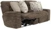 Jackson Furniture Industries 63259-1998/19-2343/49 Jackson Furniture Industries 63259-1998/19-2343/49 Lynx - Power Reclining Console Loveseat With Zero Gravity - Mocha