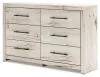 Benchcraft® B2310-31 Lawroy - Six Drawer Dresser - Light Natural