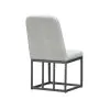 Intercon NV-CH-380C-MCA-RTA Navarro - Outdoor Dining Upholstered Side Chair - Mocha