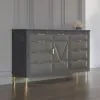 New Classic B1826-050 Symmetry - 10 Drawer Dresser - Charcoal