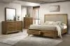 New Classic 00-B1424-14C Talcott - 6/6 Eastern King 4 Piece Bedroom Set (Bed, Dresser, Mirror, Chest) - Light Brown