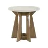 Liberty Furniture 465-OT1021 Berkley Square - Round End Table - Linen & Khaki