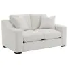 Coaster Fine Furniture 552092 Ashlyn - Fabric Upholstered Track Arm Loveseat - Sand