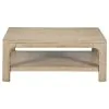 Coaster Fine Furniture 723488 Solano - Square Wood Cocktail Coffee Table - Weathered Mango