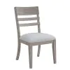 Riverside Furniture 79257 Bennett - Wood Side Chair (Set of 2) - Frosted Gray
