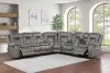 New Classic 20-2505G-3NPW New Classic 20-2505G-3NPW Morello - 3 Piece Manual Sofa/Loveseat/Wedge - Gray