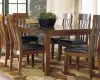 Ashley Furniture D594-35 Ralene - Rectangular Dining Room Butterfly Extension Table - Medium Brown